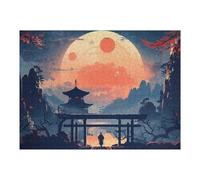 Rompecabezas para Adultos 1000pcs(52x38cm) Samurai Japanese Sunset Rompecabezas para Adultos Juegos Familiares Regalos para Mujeres Regalos para Amigos Y Familiares 1000pcs(52x38cm)