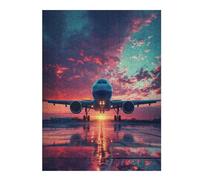 Rompecabezas para Adultos 1000pcs(52x38cm) Sunset Airport Reflections Rompecabezas para Adultos Juguetes De Bricolaje Decoración Perfecta Regalos De Cumpleaños Y Únicos 1000pcs(52x38cm)