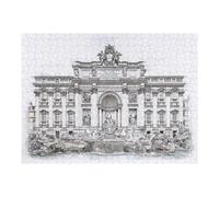 Rompecabezas para Adultos 1000pcs(52x38cm) Trevi Fountain Rome Italy Version 2 Rompecabezas para Adultos Juegos Relajantes para La Diversión Familiar Difícil Y Desafiante 1000pcs(52x38cm)