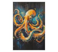 Rompecabezas para Adultos 1000pcs(75x50cm) Abstract Octopus Art Print Rompecabezas Juego De Ingenio Regalos para Mujeres Cumpleaños Y Navidad 1000pcs(75x50cm)