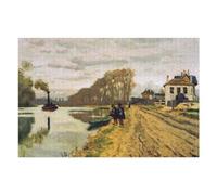 Rompecabezas para Adultos 1000pcs(75x50cm) Along The River by Monet Rompecabezas para Adultos Juegos Familiares Desafío Difícil Desafío Difícil 1000pcs(75x50cm)