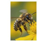 Rompecabezas para Adultos 1000pcs(75x50cm) Bee on Yellow Flower Rompecabezas para Adultos Juego Práctico Difícil Difícil Cumpleaños Y Navidad 1000pcs(75x50cm)