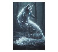 Rompecabezas para Adultos 1000pcs(75x50cm) Enchanted Winter Fox Rompecabezas para Adultos Juguetes Antiestrés Regalo De Cumpleaños Desafiante De Completar 1000pcs(75x50cm)