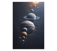 Rompecabezas para Adultos 1000pcs(75x50cm) Exploring The Solar System Planets in Motion Rompecabezas Juguetes Antiestrés Corte De Precisión Cumpleaños Y Navidad 1000pcs(75x50cm)