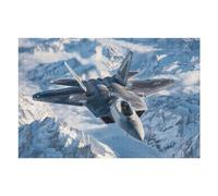 Rompecabezas para Adultos 1000pcs(75x50cm) F22 Raptor Over Mountains Rompecabezas para Adultos Juegos Relajantes Pero Divertidos Y Humorísticos Regalo De Cumpleaños, Regalos, 1000pcs(75x50cm)