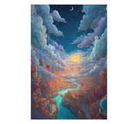 Rompecabezas para Adultos 1000pcs(75x50cm) Fantasy Cloud Cityscape Rompecabezas para Adultos Juguetes Antiestrés Carrera De Velocidad Manual Gran Regalo para Jugar 1000pcs(75x50cm)