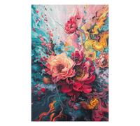 Rompecabezas para Adultos 1000pcs(75x50cm) Floral Abstract Painting Artwork Rompecabezas para Adultos Juego Familiar Difícil Cumpleaños 1000pcs(75x50cm)