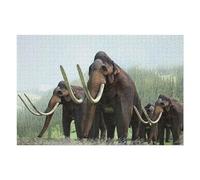 Rompecabezas para Adultos 1000pcs(75x50cm) Mammoth Family in Amazon Rainforest Rompecabezas para Adultos Juegos Relajantes Alivia El Estrés Desafiante De Completar 1000pcs(75x50cm)