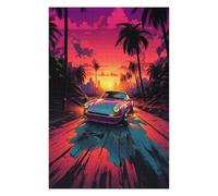 Rompecabezas para Adultos 1000pcs(75x50cm) Neon Sunset Drive -1 Rompecabezas Juguetes Antiestrés Corte De Precisión Cumpleaños Y Navidad 1000pcs(75x50cm)