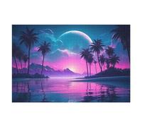 Rompecabezas para Adultos 1000pcs(75x50cm) Neon Tropic Dreams Rompecabezas para Adultos Juegos Familiares Regalos para Mujeres Regalos para Amigos Y Familiares 1000pcs(75x50cm)