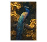 Rompecabezas para Adultos 1000pcs(75x50cm) Peacock on Tree Branch Rompecabezas para Adultos Juguetes DIY Decoración De Pared Cumpleaños Y Navidad 1000pcs(75x50cm)