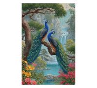 Rompecabezas para Adultos 1000pcs(75x50cm) Peacock Paradise Landscape-3 Rompecabezas para Adultos Juguetes Antiestrés Regalo De Cumpleaños Desafiante De Completar 1000pcs(75x50cm)