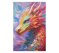 Rompecabezas para Adultos 1000pcs(75x50cm) Rainbow Flower Dragon Rompecabezas para Adultos Juegos Familiares Desafío Difícil Desafío Difícil 1000pcs(75x50cm)