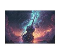 Rompecabezas para Adultos 1000pcs(75x50cm) Rompecabezas Electric Violin in Stormy Sky Rompecabezas para Adultos Juguete Decoración De Pared Desafío Difícil Difícil Y Desafío 1000pcs(75x50cm)