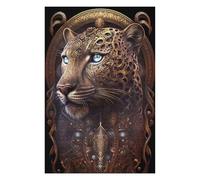 Rompecabezas para Adultos 1000pcs(75x50cm) Rompecabezas Spiritual Cosmic Leopard Rompecabezas para Adultos Juguete Decoración De Pared Desafío Difícil Difícil Y Desafío 1000pcs(75x50cm)