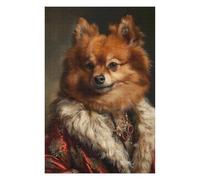 Rompecabezas para Adultos 1000pcs(75x50cm) Royal Pomeranian Portrait-1 Rompecabezas Juego De Ingenio Regalos para Mujeres Cumpleaños Y Navidad 1000pcs(75x50cm)