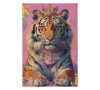 Rompecabezas para Adultos 1000pcs(75x50cm) Royal Tiger Fashion Poster-1 Rompecabezas para Adultos Juguetes DIY Decoración De Pared Cumpleaños Y Navidad 1000pcs(75x50cm)