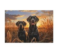Rompecabezas para Adultos 1000pcs(75x50cm) Two Labrador Retrievers Rompecabezas para Adultos Juegos Familiares Regalos para Mujeres Regalos para Amigos Y Familiares 1000pcs(75x50cm)