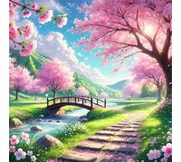 Rompecabezas para Adultos 150 Piezas Paisajes de Campos de Primavera Puzzle Adultos,Entretenimiento Creativo Diversión,Decoración Familiar,Regalo para la Relajación