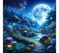 Rompecabezas para Adultos 200 Piezas Flores a la luz de la Luna Puzzle Adultos,Entretenimiento Creativo Diversión,Decoración Familiar,Regalo para la Relajación