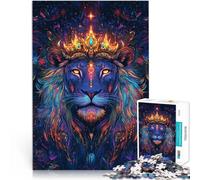 Rompecabezas para Adultos 2000 “león Sagrado” Hecho de Papel,Apto para Mayores de 14 años. Juegos educativos Una Obra de Arte。tamaño:70x100cm/27.5x39.3pulgada