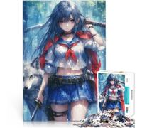 Rompecabezas para Adultos 2000 Piezas Anime Wolf Daughter Juguete Educativo para aliviar el estrés Regalos de Amigo Secreto 70x100cm