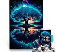 Rompecabezas para Adultos 2000 Piezas árbol cósmico de la Vida Desafío difícil para aliviar el estrés decoración de Pared 70x100cm