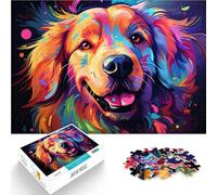 Rompecabezas para adultos 2000 piezas Art des Golden Retrievers Rompecabezas Diversión Familiar Regalo de cumpleaños, Regalos 27.56 pulgadas x 39.37 pulgadas para adolescentes de 14 años y mayores