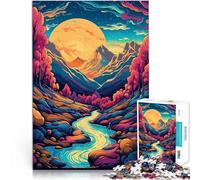 Rompecabezas para Adultos 2000 Piezas Arte Abstracto del Valle del río Diversión Familiar Regalos de cumpleaños, Regalos, Arte Mural 70x100cm