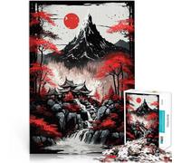 Rompecabezas para Adultos 2000 Piezas Arte Sumi del Monasterio Oculto Análisis y lógica Cada Pieza es única: un desafiante y Divertido Juego Familiar 70x100cm