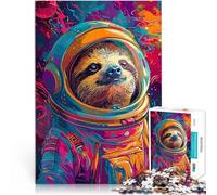 Rompecabezas para Adultos 2000 Piezas Astronauta Perezoso Espacial Desafiante Difícil Actividades Divertidas en casa, Regalos de cumpleaños, Regalos de Viaje, 70x100cm