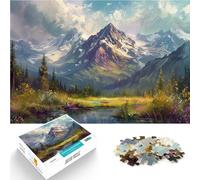 Rompecabezas para Adultos 2000 Piezas Caminata majestuosa por la montaña Juego de Preguntas con póster a Juego y Hoja de Trivia 70x100cm