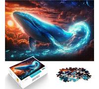 Rompecabezas para Adultos 2000 Piezas Canción de la Ballena del Cielo Juegos Divertidos Cada Pieza es única: un desafiante y Divertido Juego Familiar 70x100cm