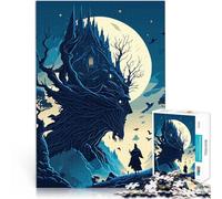 Rompecabezas para Adultos 2000 Piezas Casa del árbol de fantasía Oscura Juego Educativo Familiar Regalo de cumpleaños 70x100cm