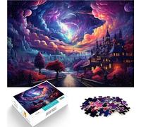 Rompecabezas para adultos 2000 piezas Cloud Village Family Fun Puzzle Desafío de inteligencia cerebral Juguetes adictivos 27,56 pulgadas x 39,37 pulgadas Adecuado para adolescentes de 14 años y