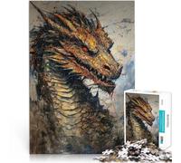 Rompecabezas para Adultos 2000 Piezas “Dragón” Hecho de Papel，Apto para Mayores de 14 años. Decoración artística del hogar Regalo Educativo de Aprendizaje。tamaño：70x100cm/27.5x39.3pulgada