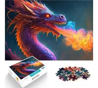 Rompecabezas para Adultos 2000 Piezas dragón japonés Juguetes adictivos Que desafían la Inteligencia Cerebral Mejorar la Memoria 70x100cm