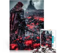Rompecabezas para Adultos 2000 Piezas El Caballero Oscuro en Campo Rojo Juguetes de Juego desafiantes Lista de Deseos con Papá Noel 70x100cm