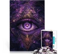 Rompecabezas para Adultos 2000 Piezas El Ojo Que Todo lo ve Entrena tu Cerebro y Tus Manos Juguetes de decoración del hogar 70x100cm