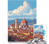 Rompecabezas para Adultos 2000 Piezas Florencia, Italia Juguetes de Entretenimiento Familiar Juego Educativo para cumpleaños y Navidad. 70x100cm