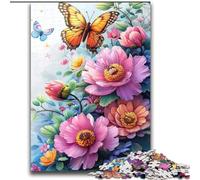 Rompecabezas para Adultos, 2000 Piezas, Flores y Mariposas, Juegos educativos, decoración del hogar, Regalo de cumpleaños, Regalos para Mayores de 14 años, 70x100cm