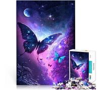 Rompecabezas para adultos, 2000 piezas, galaxia cósmica, mariposa, juego familiar para aliviar el estrés, desafío difícil, 27.56 x 39.37 pulgadas