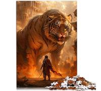 Rompecabezas para adultos, 2000 piezas, juego desafiante de tigre mítico de 27.56 x 39.37 pulgadas, ideas de regalo para adolescentes de 14 años en adelante