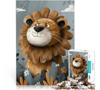 Rompecabezas para Adultos 2000 Piezas Lindo león Animal Salvaje Juguetes de Entretenimiento Familiar decoración de Pared 70x100cm