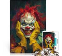 Rompecabezas para Adultos 2000 Piezas Payaso Malvado Loco Juguete Educativo Intelectual descompresor Decoración 70x100cm