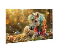Rompecabezas para Adultos, 2000 Piezas, Puzzle de Madera Desafiante, Obra Arte Juego, Rompecabezas Juego De Manos Decoración Familiar, Pasatiempo Creativo, Regalo 70 x 99 cm Animal Unicornio 1 K0F-123
