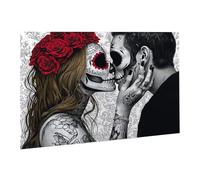 Rompecabezas para Adultos, 2000 Piezas, Puzzle de Madera Desafiante, Obra de Arte de Juego, Rompecabezas Juego De Manos DecoracióN Familiar, Pasatiempo Creativo, Esqueleto Pareja 70.5X99.5cm fr0-561