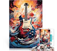 Rompecabezas para Adultos 2000 Piezas Resonancia de Guitarra épica Rompecabezas Cada Pieza es única: un desafiante y Divertido Juego Familiar 70x100cm