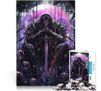 Rompecabezas para Adultos 2000 Piezas Samurái japonés de fantasía Oscura Juego de Preguntas Colección de Artistas, Bellas Artes 70x100cm