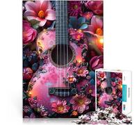 Rompecabezas para Adultos 2000 Piezas Ukelele Floral Juguetes educativos de Aprendizaje Juegos Familiares Ideas de Regalos 70x100cm